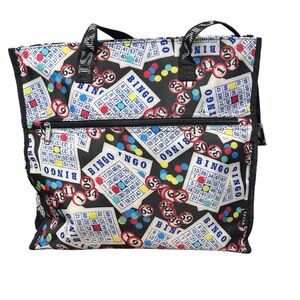 Isaka Bingo bag tote colorful shoulder bag side zippered‎ pocket
